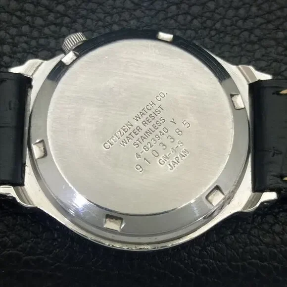 Vintage 1988 Citizen Automatic Mens Silver Watch W/daydate & Gold accents - Picture 8 of 8